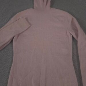Prive Sweater Womens Small Pink 100% Cashmere Turtleneck Long Sleeve Knit Luxury
